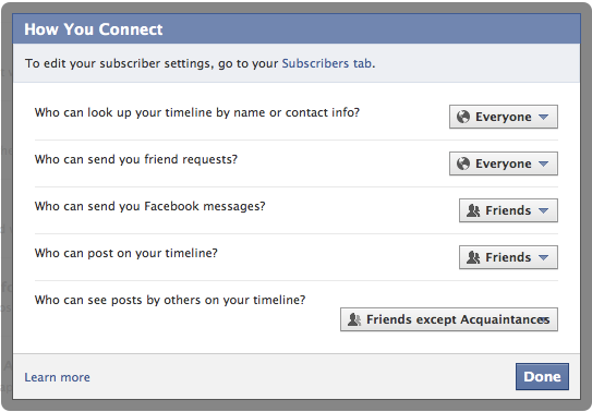 privacy_howyouconnect Facebook Privacy How You Connect