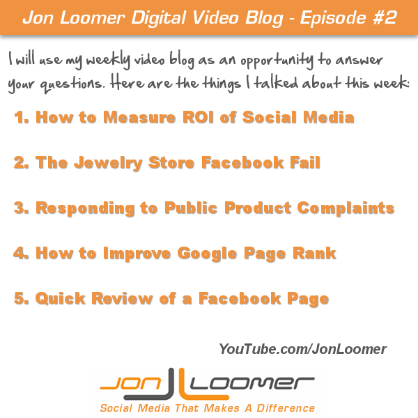 jon loomer video blog 2 The ROI of Social Media [VLOG #2]