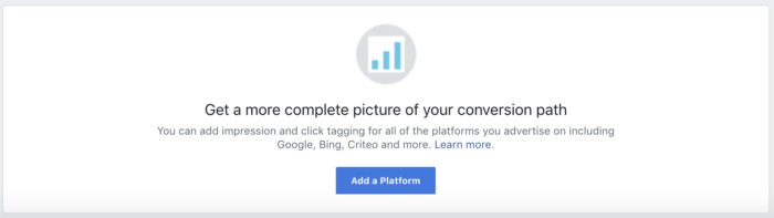 Facebook Attribution Add Platform