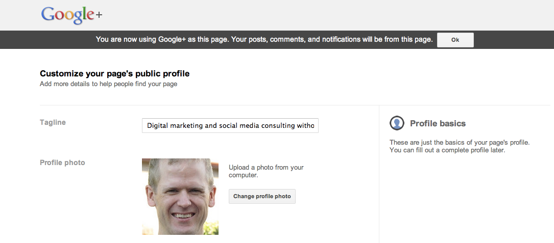 Create a Business Page on Google Plus