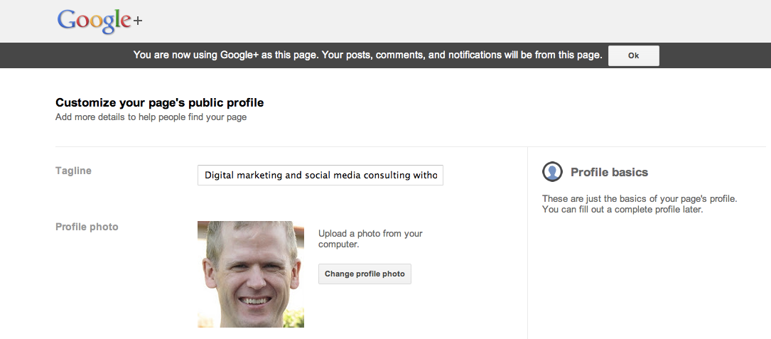 gplus2 Create a Business Page on Google Plus