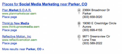 googleplaces Google Places Search Results