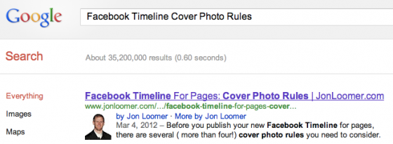 Facebook Cover Photo Rules Google Search Results