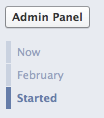 Facebook Timeline Started Facebook Timeline Started