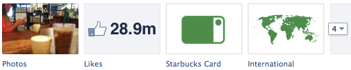 Starbucks Facebook Tabs