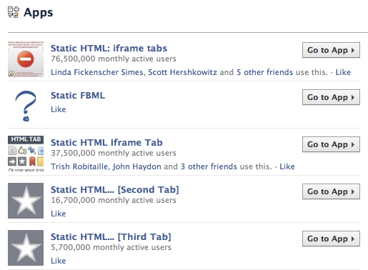 Static HTML Search on Facebook Static HTML Search on Facebook
