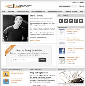 New JonLoomer.com Website