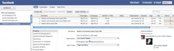 Facebook Power Editor