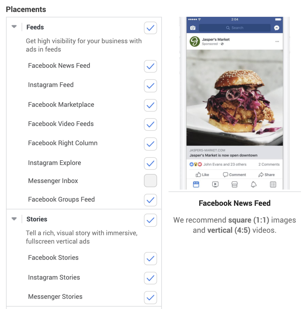 Facebook Ad Dimensions and Character Limits Dubl B Marketing Agency
