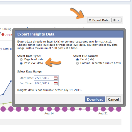 export-facebook-insights Export Facebook Insights