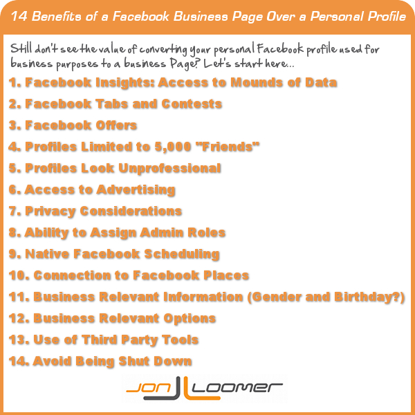 Benefits of a Facebook Business Page Over a Personal Profile