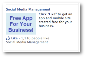 Facebook Ad Page