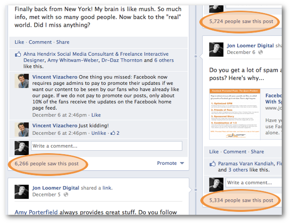 Facebook Page Reach