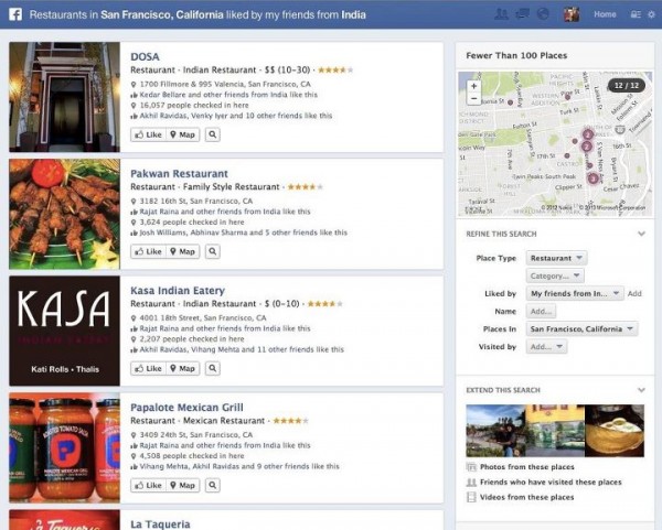 Facebook Graph Search