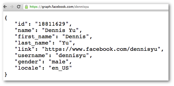 Dennis Yu Facebook Graph