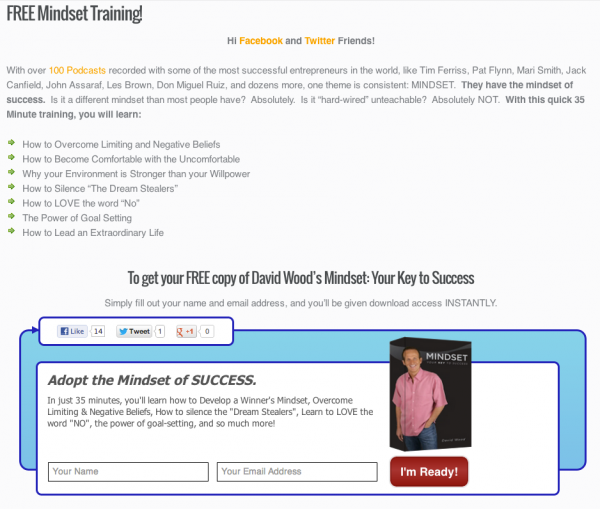 Kickass Life Opt-In Page