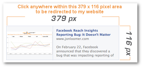 Facebook Link Share Dimensions