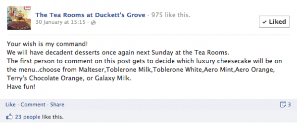 Question Tea Rooms Duckett's Grove