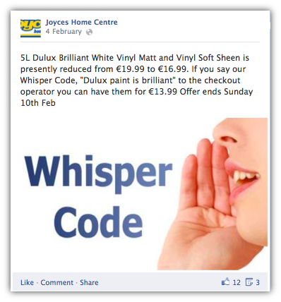 Facebook Whisper Code