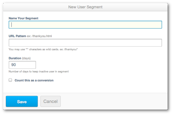 AdRoll Segment Visitors