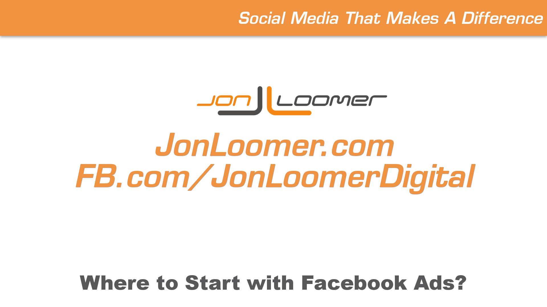 Jon Loomer VLOG 0509
