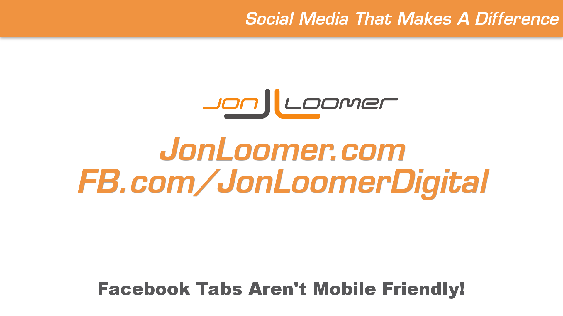 Jon Loomer VLOG 05-23