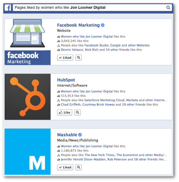 Facebook Graph Search Gender