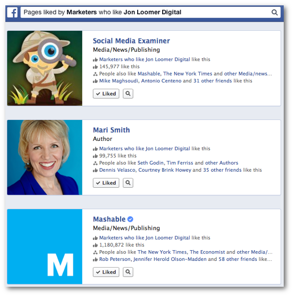 Facebook Graph Search Occupation