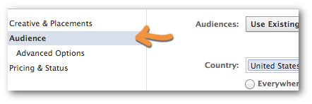 Facebook Power Editor Audience