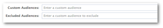 Facebook Power Editor Custom Excluded Audience