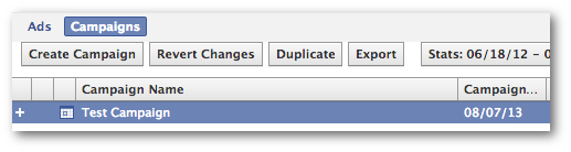 Facebook Power Editor Duplicate Campaign