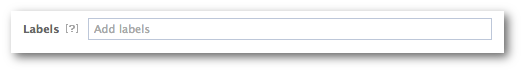 Facebook Power Editor Labels