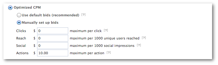Facebook Power Editor Optimized CPM