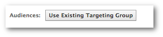 Facebook Power Editor Use Targeting Group