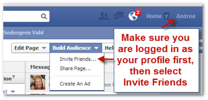 Get Facebook Fans Invite Friends