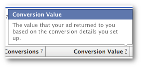 Facebook Ads Conversion Value Definition