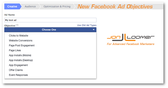 Facebook Ad Objectives