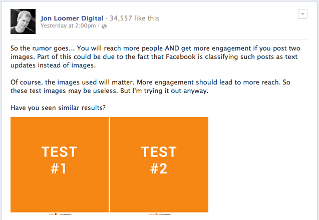 Facebook Page Post Multiple Images Trick Test