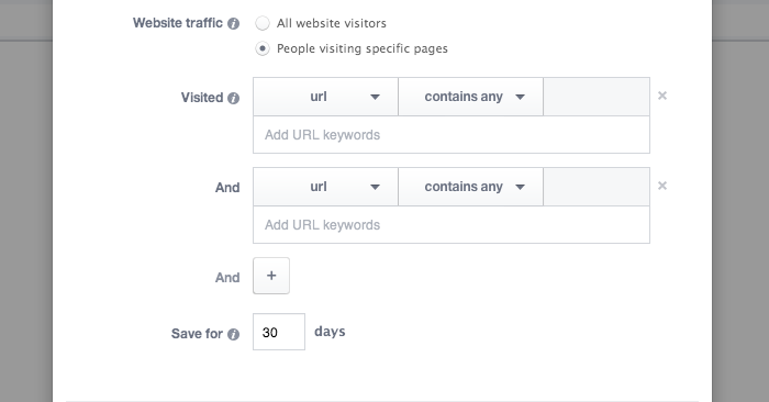 Facebook Website Custom Audience And Logic