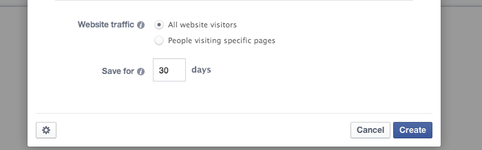 Facebook Website Custom Audience Traffic