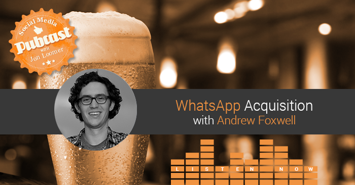 Andrew Foxwell on the Social Media Pubcast