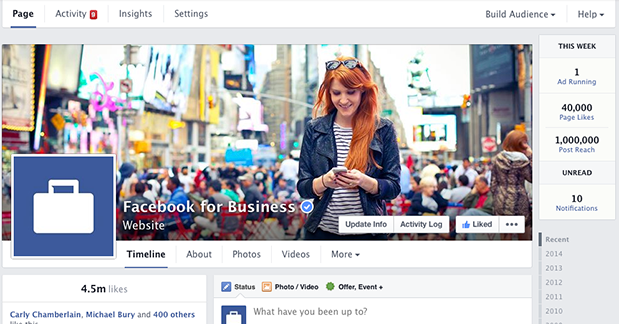 New Facebook Page Timeline Design