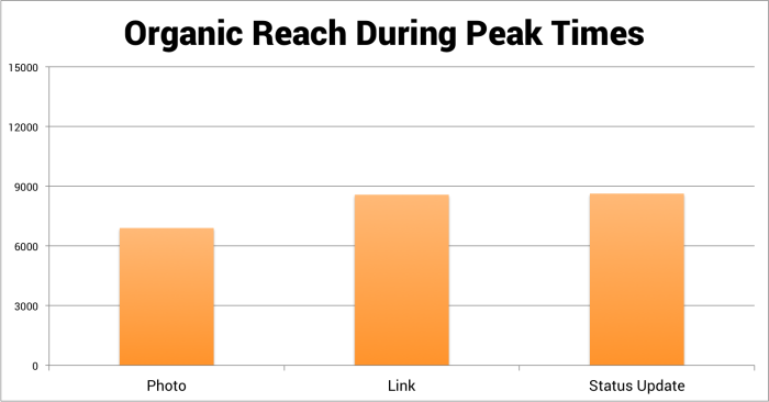 Organic Reach During Peak Times