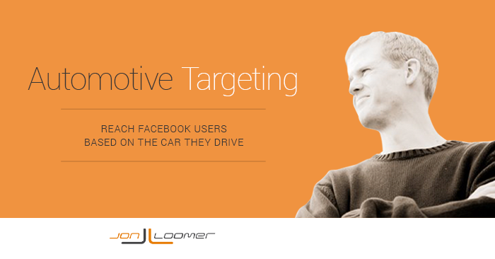 Facebook Power Editor Behavior Targeting Automobile