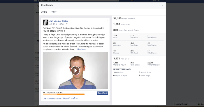 Facebook Video Metrics