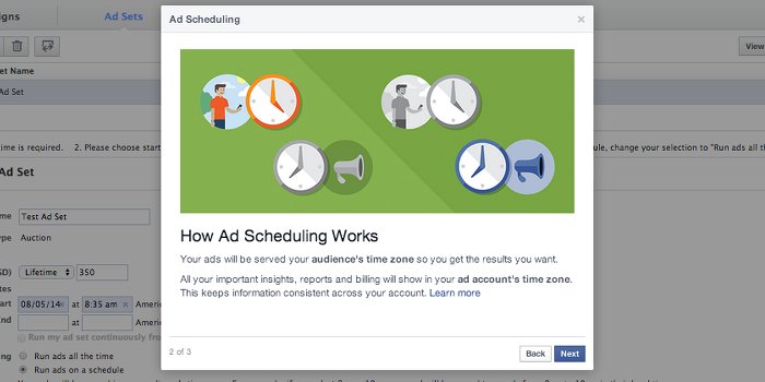 facebook ad scheduling 2 Facebook Ad Dayparting: Schedule Specific Times and Days to Run