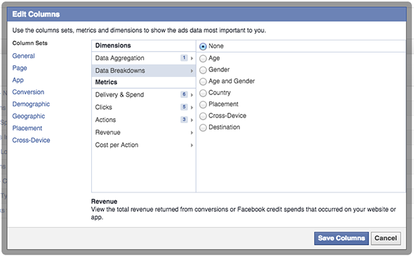 Facebook Ad Reports Data Breakdown