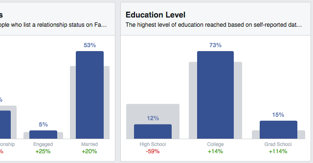 Facebook Audience Insights Education