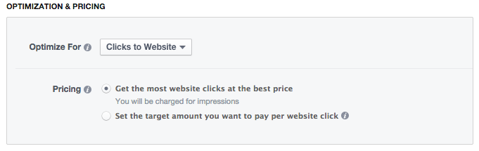 Facebook Power Editor New Ad Set Optimization & Pricing