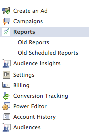 Facebook Ad Reports